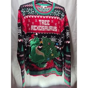 Celebrate Together Tree Rexosaurus Ugly Sweater NWT Men's 2X